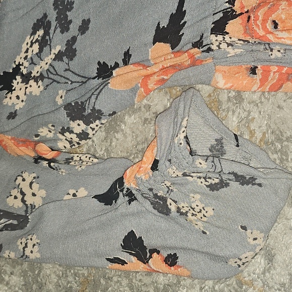 Free People Tied Up In Love Tie Front Whimsical Fairy Dress Size 6 - Picture 8 of 14